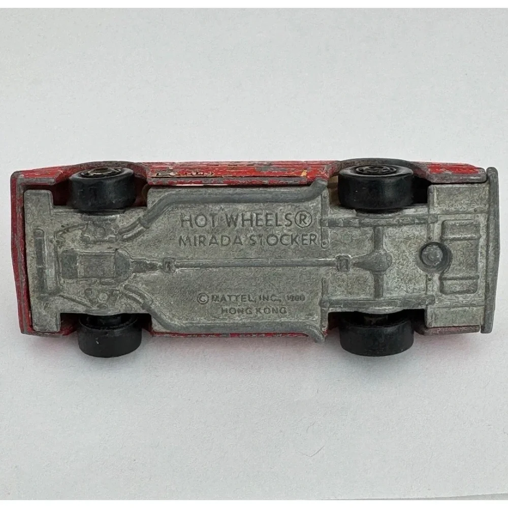 Vintage 1980 Hot Wheels Mirada Stocker Red Dodge #10 Diecast Car Hong Kong